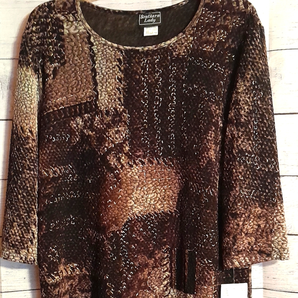 Southern  Lady size L brown tones with ✨